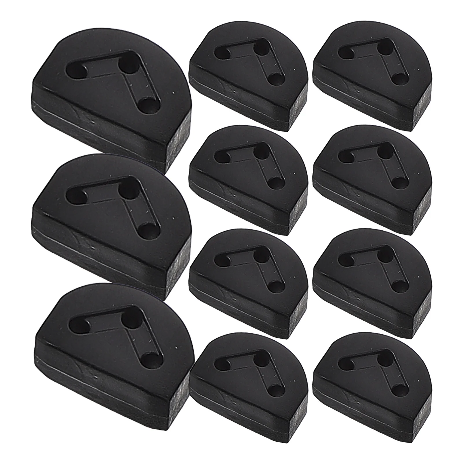 

12Pcs Guitar String Retainers Stable Press Buckle Durable Plastic for Electric Guitar Bass Bass String Retainer