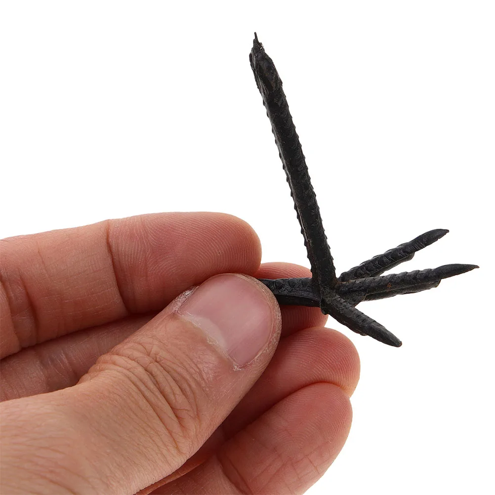 

100 шт., пластиковые ворония, реалистичные реквизиты на Хэллоуин для украшения, материалы для рукоделия, компоненты птичьих ножек, сделай сам, чучело животных