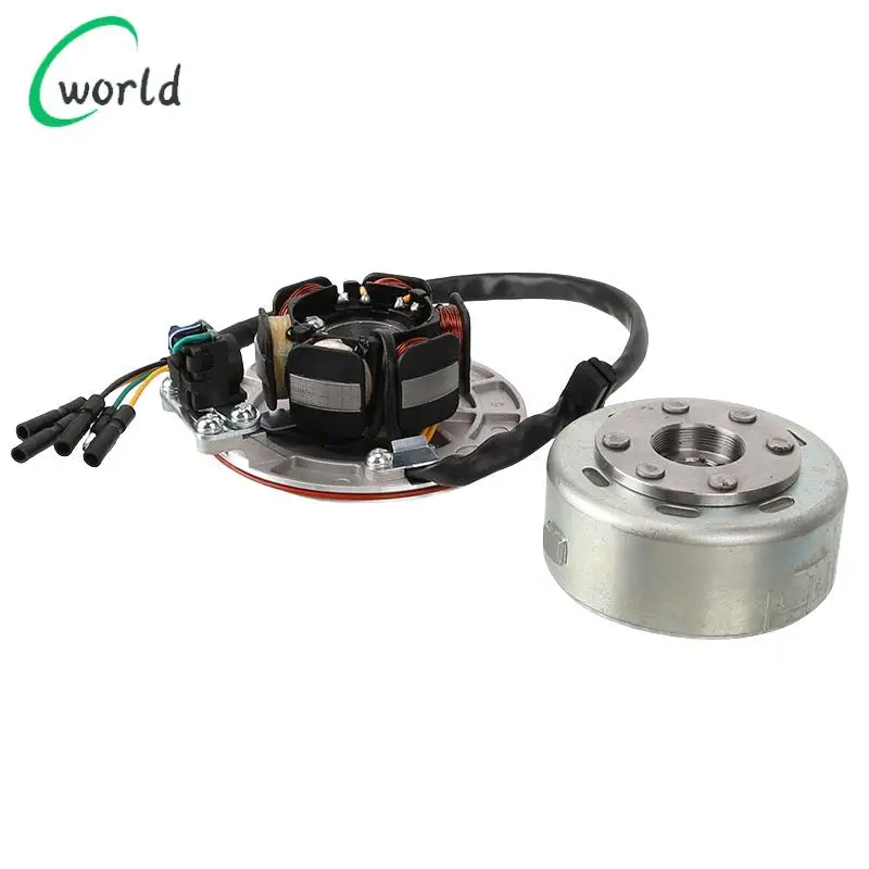 160CCエンジンATVカートバイクイグニッションステーターマグネトジェネレーターコイル6コイルイルミネーションステーターコイルローターキット