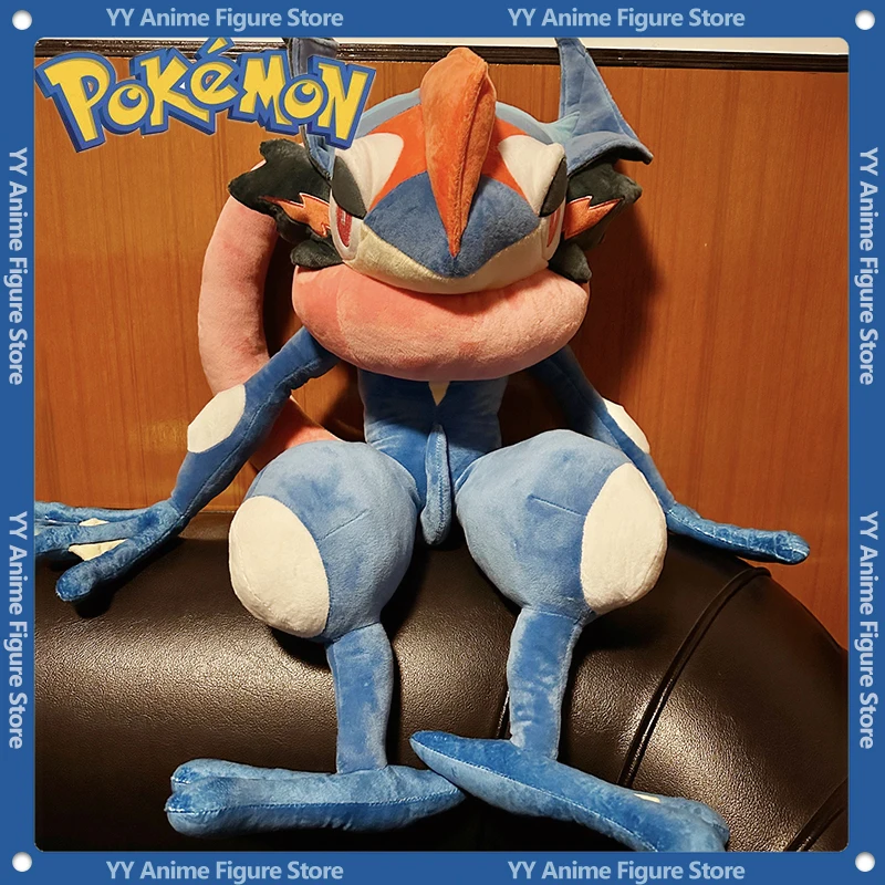 70/150cm Pokemon Kawai Greninja Plush Toys Animals Soft Stuffed Doll Cute Throw Pillow Room Decor Children Birthday Xmas Gift