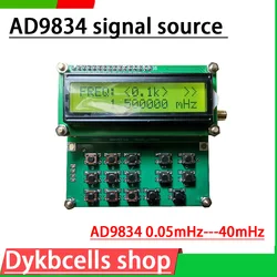 AD9834 Signal Source 0.05mHz---40mHz VFO simple Sine wave Signal generator Variable Frequency Oscillator for Ham Radio amplifier