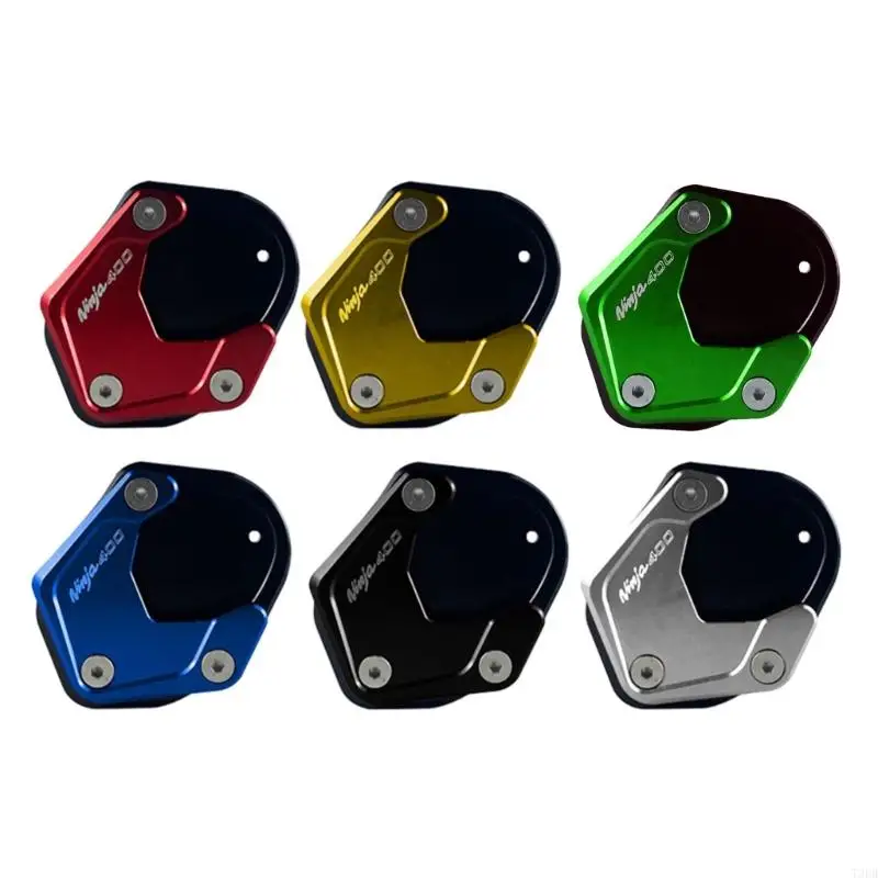 

Motorcycle Bike Kickstand Extender Foot Side Stand Extension Pad Support Plate Enlarged Base Aluminum for Z400 NINJA400