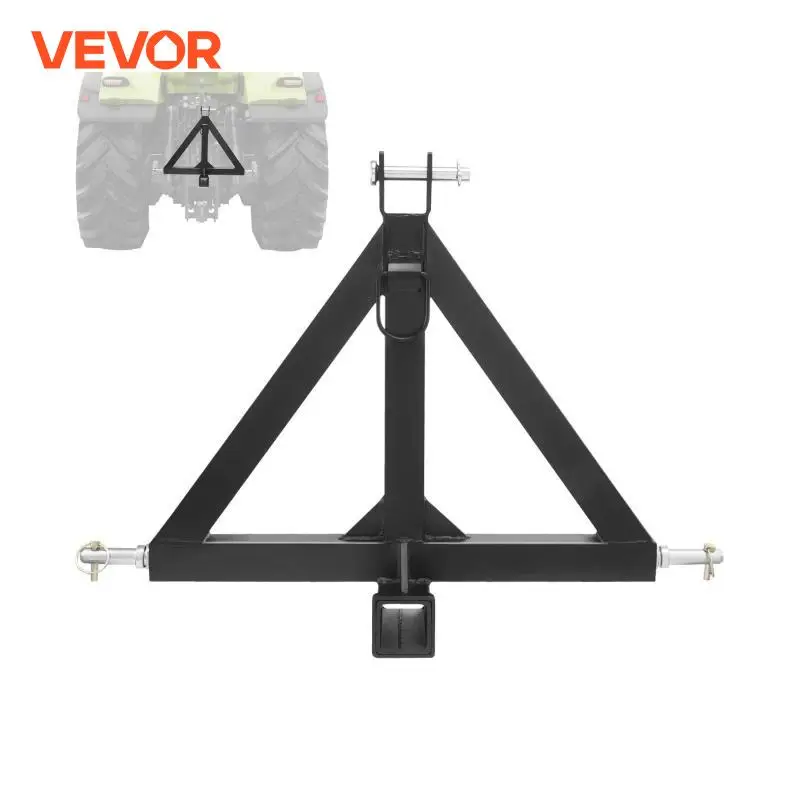 VEVOR 3 Point Hitch Receiver 3 Point 2inch 1 Tractor Tow For Kubota Mahindra Ford Yanmar John Deere Massey Ferguson