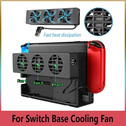 For Nintendo Switch Game Console Cooling Fan Cooler USB Kit Fan For NS Fast Heat Dissipation Heat Sink Game Accessories