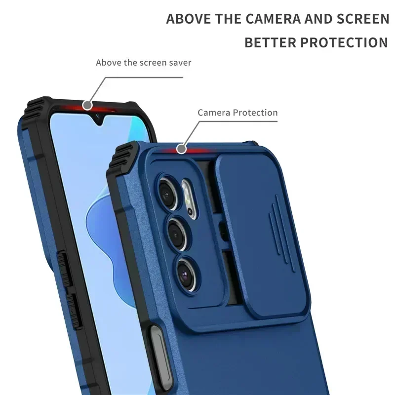 Oppo,a15,a15s,a16,a16s,a16k,a16e,a52,a72,a53,a53s,a54,a55,a36,a76,a95,a96用の頑丈な鎧ホルダー