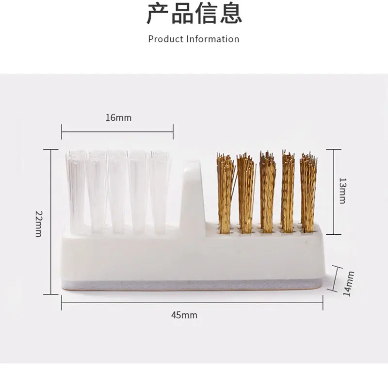 전기 매니큐어 드릴 청소 브러시, 구리 와이어 드릴 브러시 클리너, 네일 아트 드릴 비트 청소 도구, 1PC