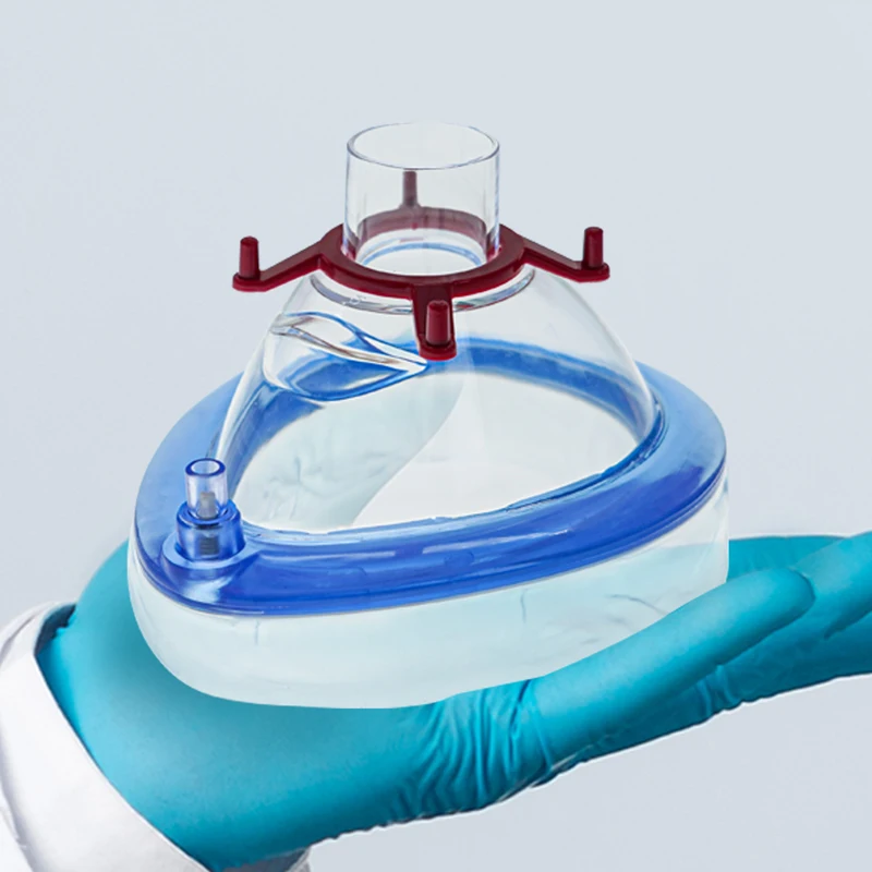 Presdts PVC Anesthesia Mask With One-way Valve Ultra Soft Cushion Mask For Adult Child Infant Neonate 1PC/5PCS/6PCS/7PCS