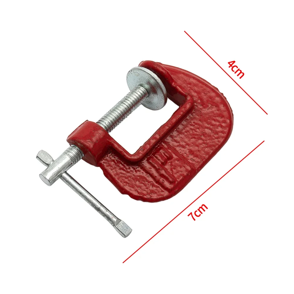 2Pcs Heavy Duty G Clamp 1inch Heavy Duty C-clamp G-clamp Heavy Duty Metal Carpenter Handyman Vise Grip Woodworking Tool