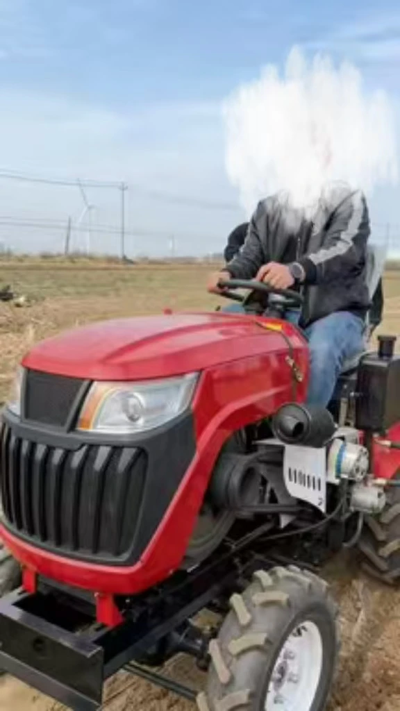 Agricultural Tractor Multi-functional Wheeled Cultivator Ploughing Ditching Machine Rotary Tiller 1 Year Shengheng