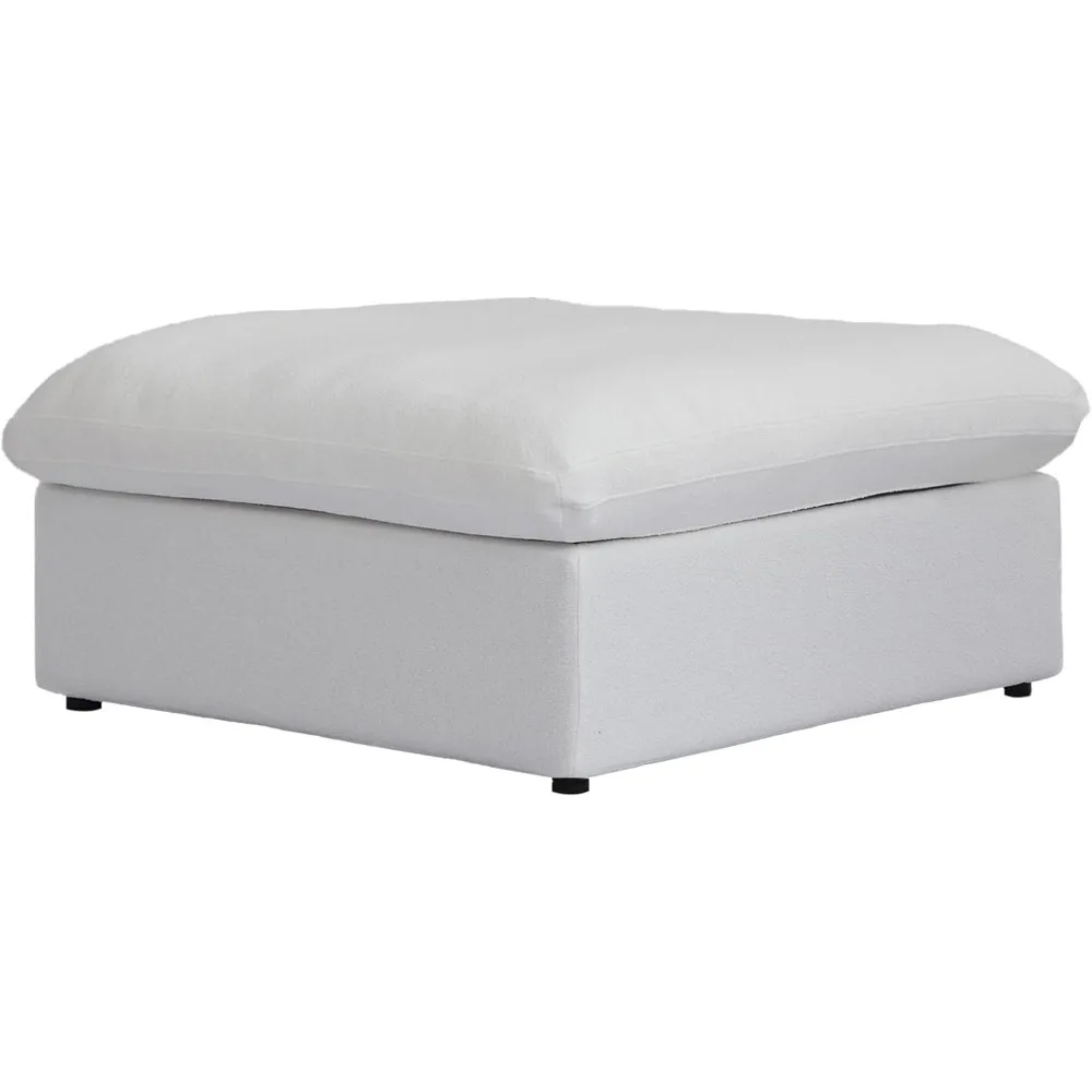 

Ottoman, Modular Sectional Sofa,Down Filled Sofa Couch for Modern Living Room Sofa Sets for Office House-White