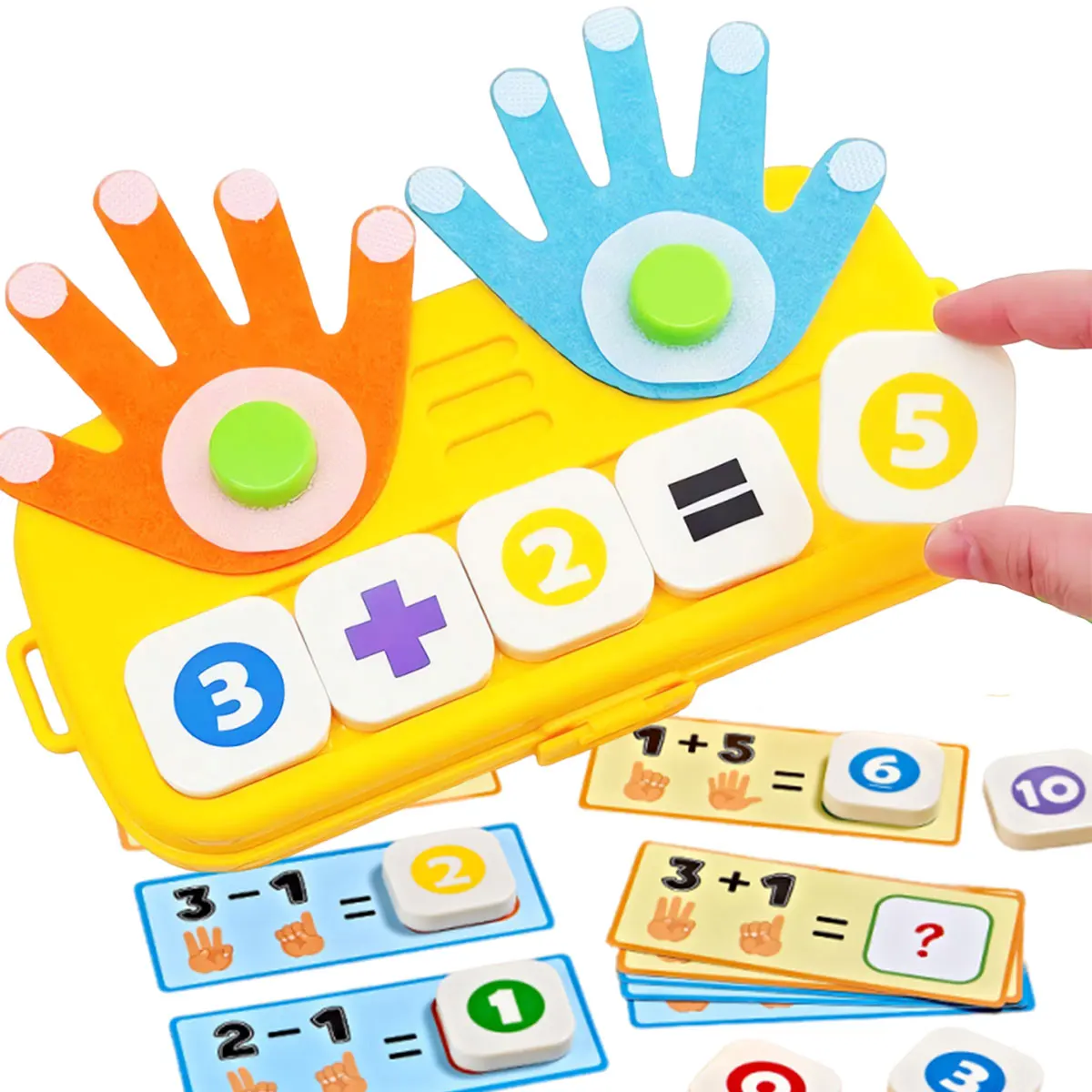 Kid Montessori Math Toy Count Finger Number Learning for Children Educational Gift Intelligence Game With/No Box or Accessory