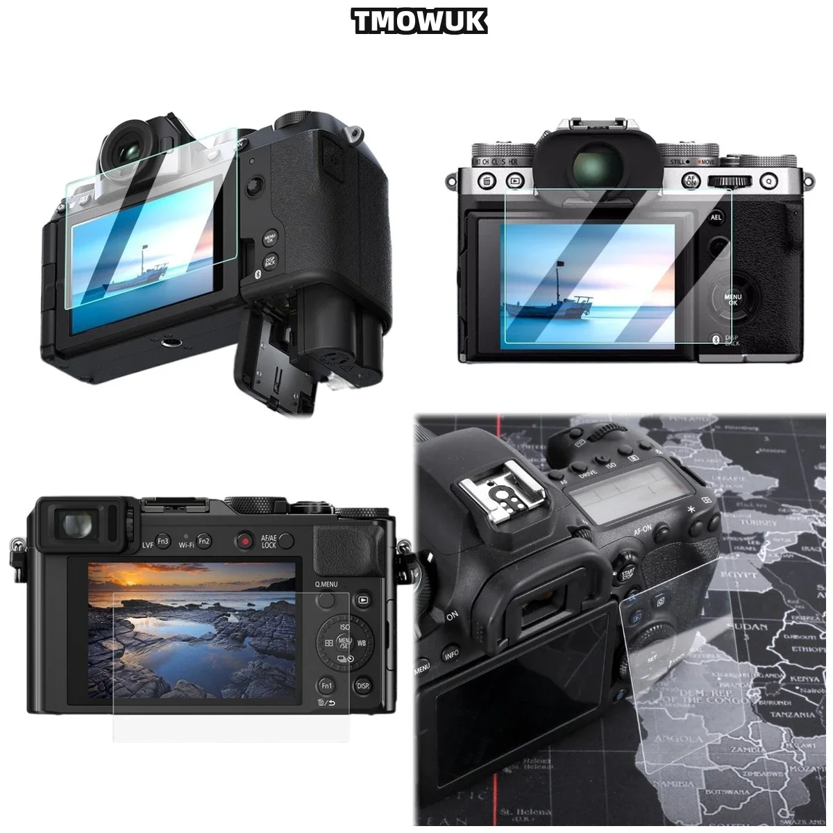 For Fujifilm X-A7 XT200 Anti-Scratch Film, Transparent 9H Tempered Glass
