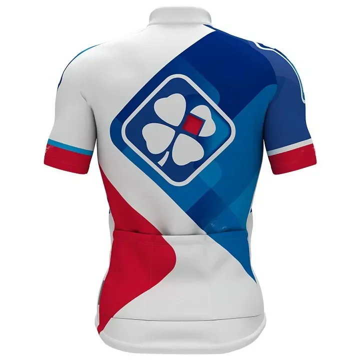 2021 GROUPAMA FDJ TEAM ONLY SHORT SLEEVE CYCLING JERSEY SUMMER CYCLING WEAR ROPA CICLISMO WITH LASER CUT