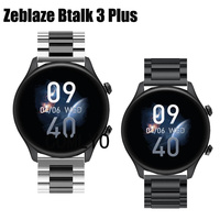 For Zeblaze Btalk 3 Plus Smart Watch Strap Stainless Steel Metal Band Bracelet Men Belt