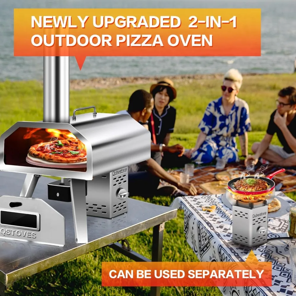 2-in-1 Outdoor Pizza Oven, 16