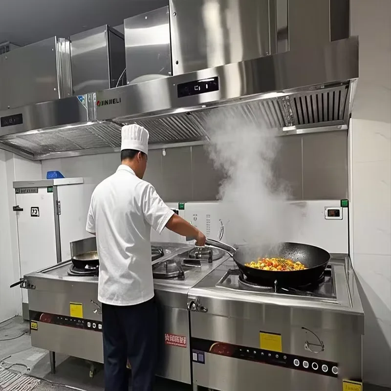 Commercial High-suction Range Hood Kitchen Environmentally Friendly Low-emission Range Hood