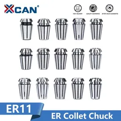 XCAN ER11 Collet Chuck 1-7mm 1/4 1/8 AA 0.008mm High Accuracy ER Spring Collet for CNC Bit Milling Cutter Clamping Tool Holder