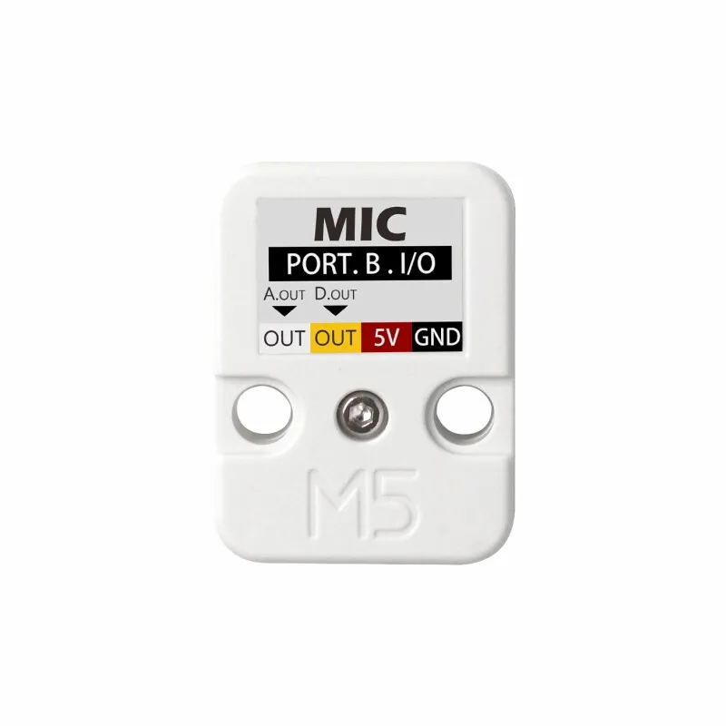 Official M5Stack Unit MIC Full-Range Polar Pattern Electrostatic Microphone MAX4466 Sound Sensor Module