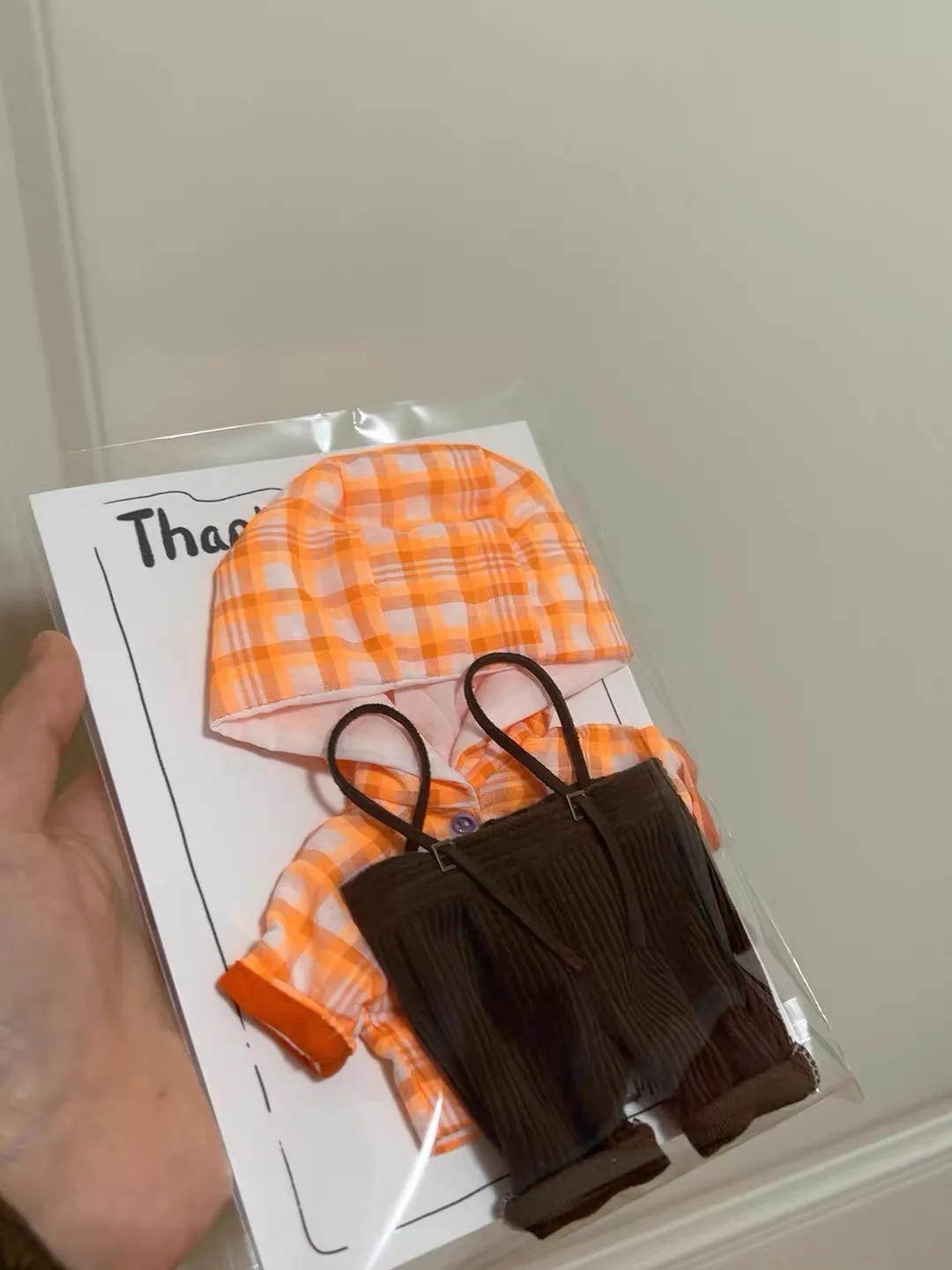 

2026 Dula Doll Clothes Dress Orange jacket and overalls for Josh Doll Accessories