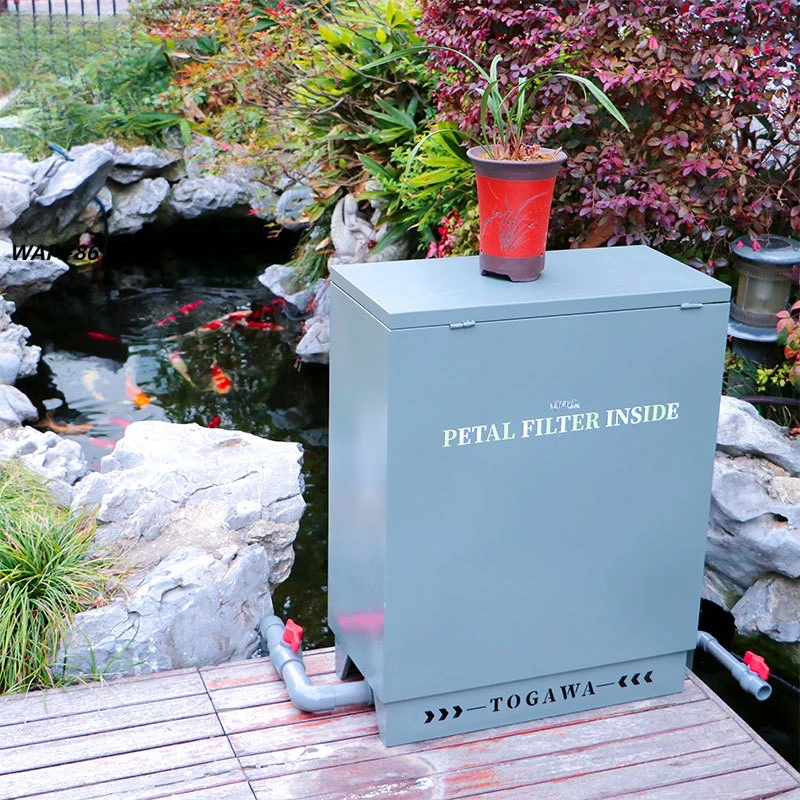 Outdoor Eco-friendly Stainless Steel Rectangle Aquarium External Filter for Fish Pond Water Circulation and Aquarium Accessory