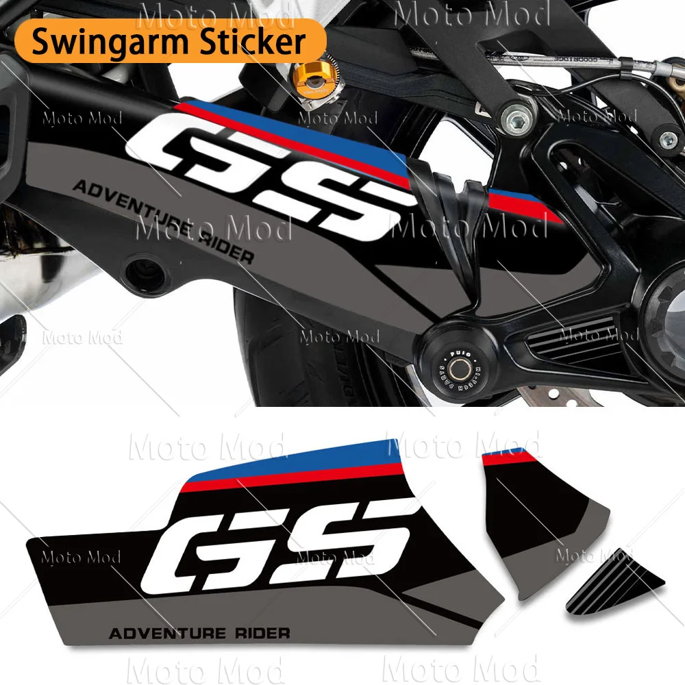 

3M Motorcycle Swingarm Decal Adventure Triple Black Swing arm Sticker Accessories For R1200GS/Adv 13-18 R1250GS/Adv 19-24