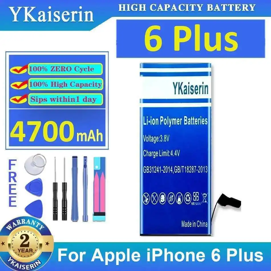 

Environmentally Friendly 4700mAh Mobile Phone Battery For Apple iPhone 6 Plus