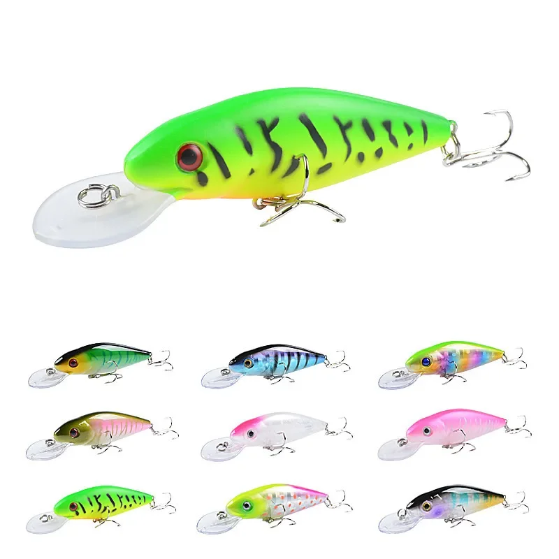 xgnvpy New Floating Minnow Bait 10cm 115g Laser Bionic Sound Bead Long Cast Hard Bait Fishing Gear