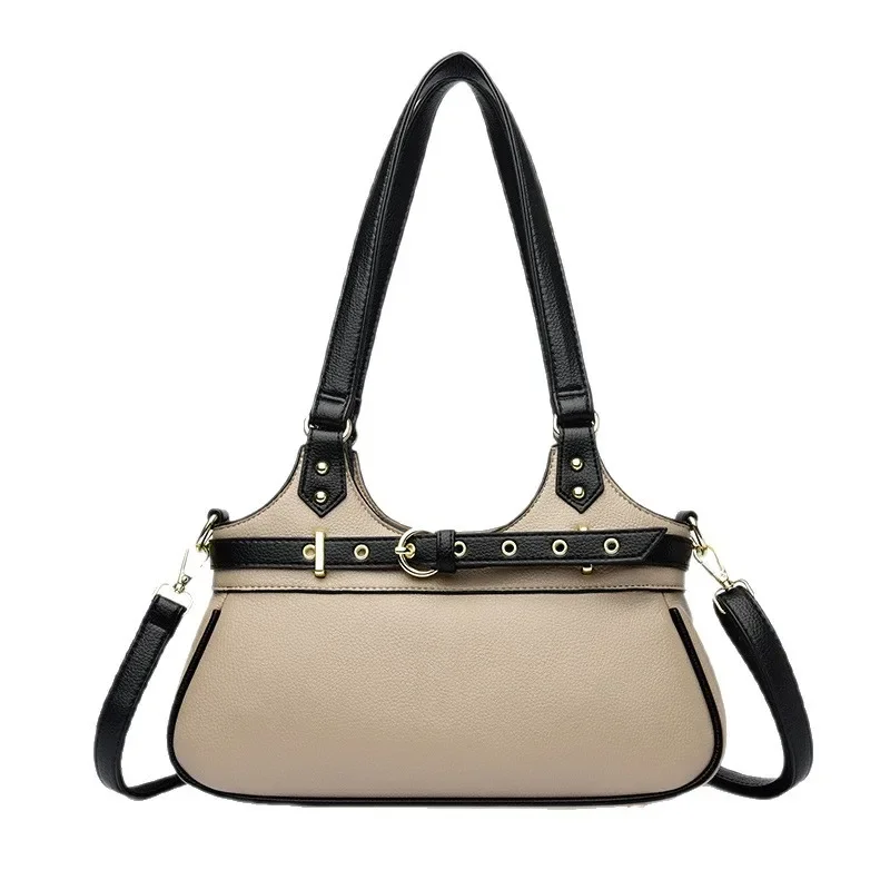 

New Locomotive Kelly Bag 2025 New Fashion Women's Bag High Sense Creative Atmosphere Commuting Shoulder Handbag Women