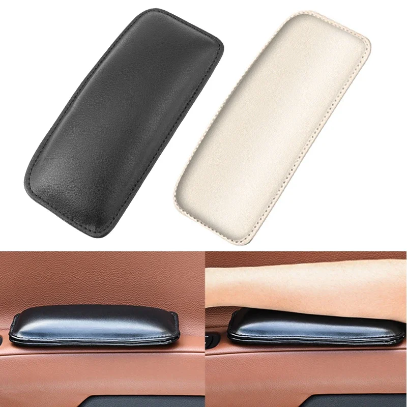 Universal Car Leg Cushion Pad High-quality Cars Door Armrest Elbow Support Leather Protective Pad Auto Interior Accessories