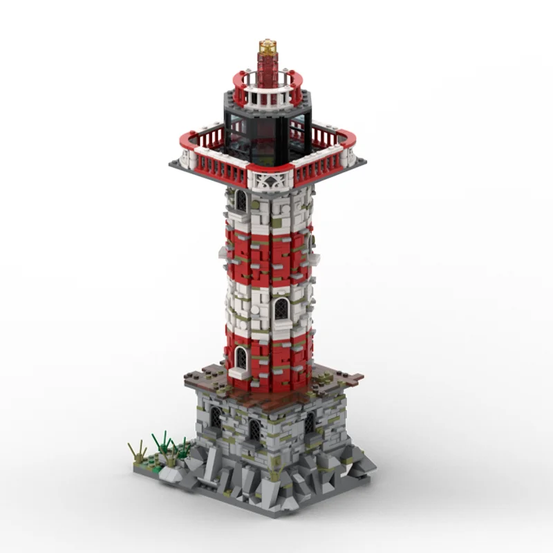 1632 Pieces Model Building Blocks Set – Coastal Lighthouse – Seaside Tower with Detailed Architecture
