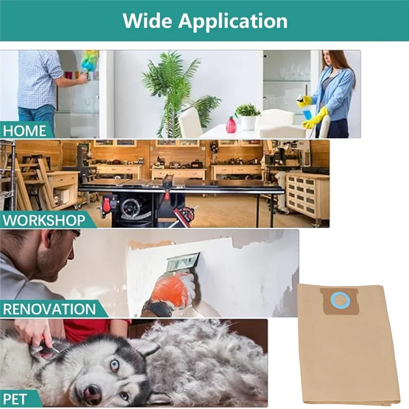 

AB47-10PCS Dust Bag Fit For Dxva19 4104 Vacuum Cleaner Accessories Spare Parts Dust Paper Bag