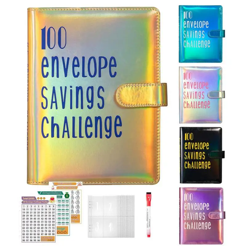 

Savings Challenges Book With Envelopes Challenge Money Book Fun And Organized Savings Challenges Book With Envelopes And Tracker