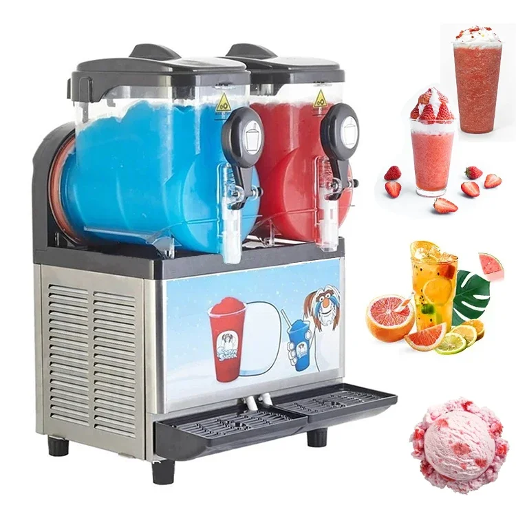 2023 Farm Wholesale Carbonated Slush for Sale Vietnamese Shaved Making Machines Xjh-118 Snack Equipment Margarita Machinery