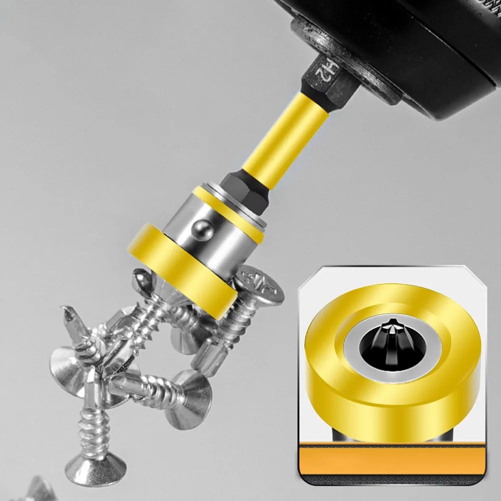As Picture Magnetic Screwdriver Bits Mechanic Hand Tool Accessories Straight And Concentric Design Improves Work Efficiency