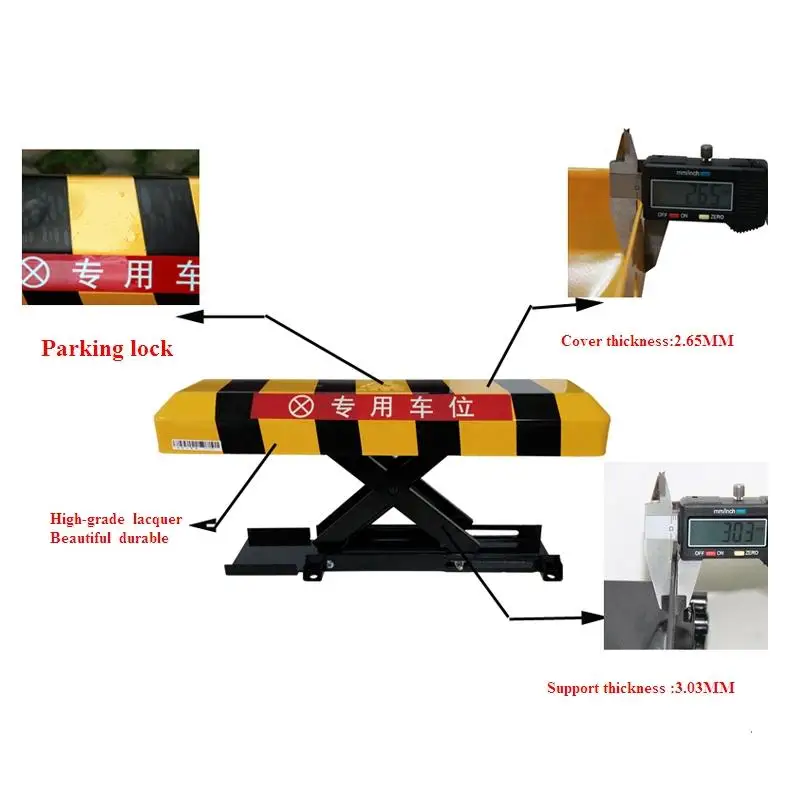 Heavy Duty Remote Control Waterproof Pparking Lock