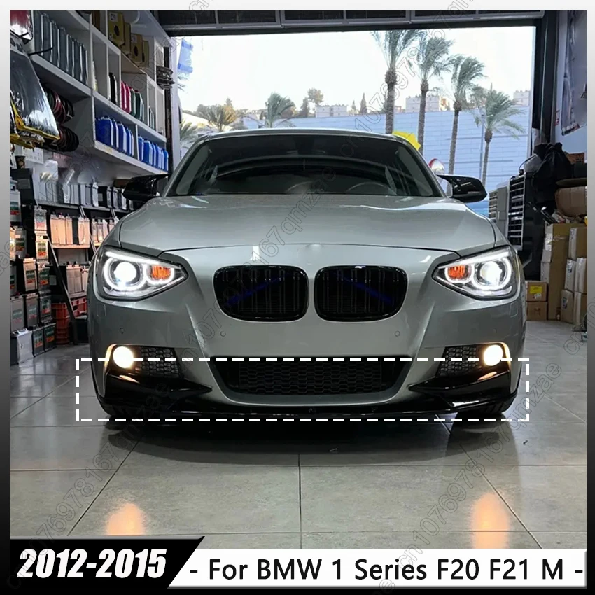 

For BMW F20 F21 120d 120i M135i M-Sport 2012-2015 Pre-Facelift Front Bumper Lip Spoiler Splitter Diffuser Accessories Cover Kits