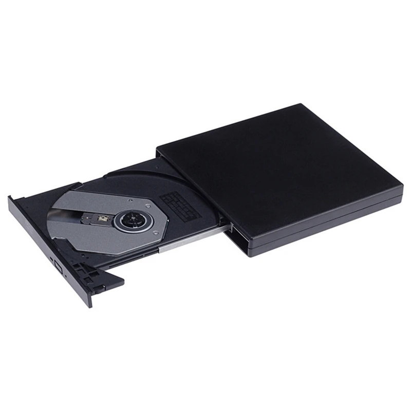 Lettore DVD esterno USB 2.0 Unità CD Lettore musicale Mp3 Film Lettore portatile per Windows 7/8/10 Computer portatile desktop PC
