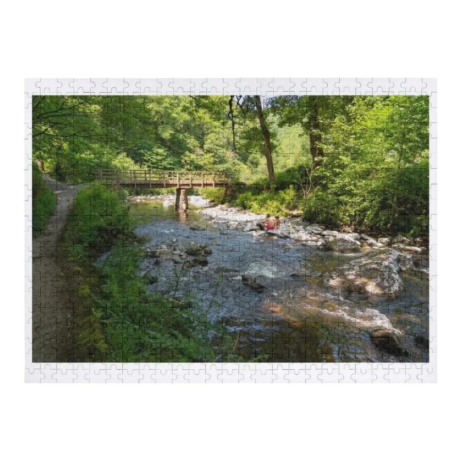 

Watersmeet Bridge Jigsaw Puzzle Custom Name Wood Customizeds For Kids Customizable Child Gift Puzzle