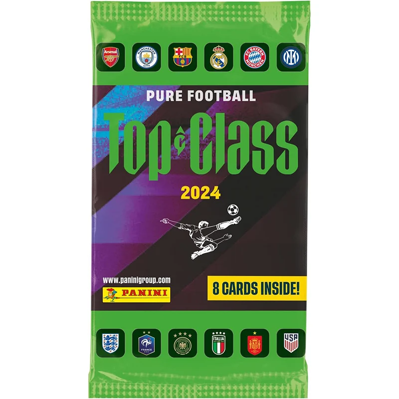 Panini-tarjetas comerciales Fifa 2024 de primera clase, paquete de iniciación, tarjeta de colección Ballsuperstar