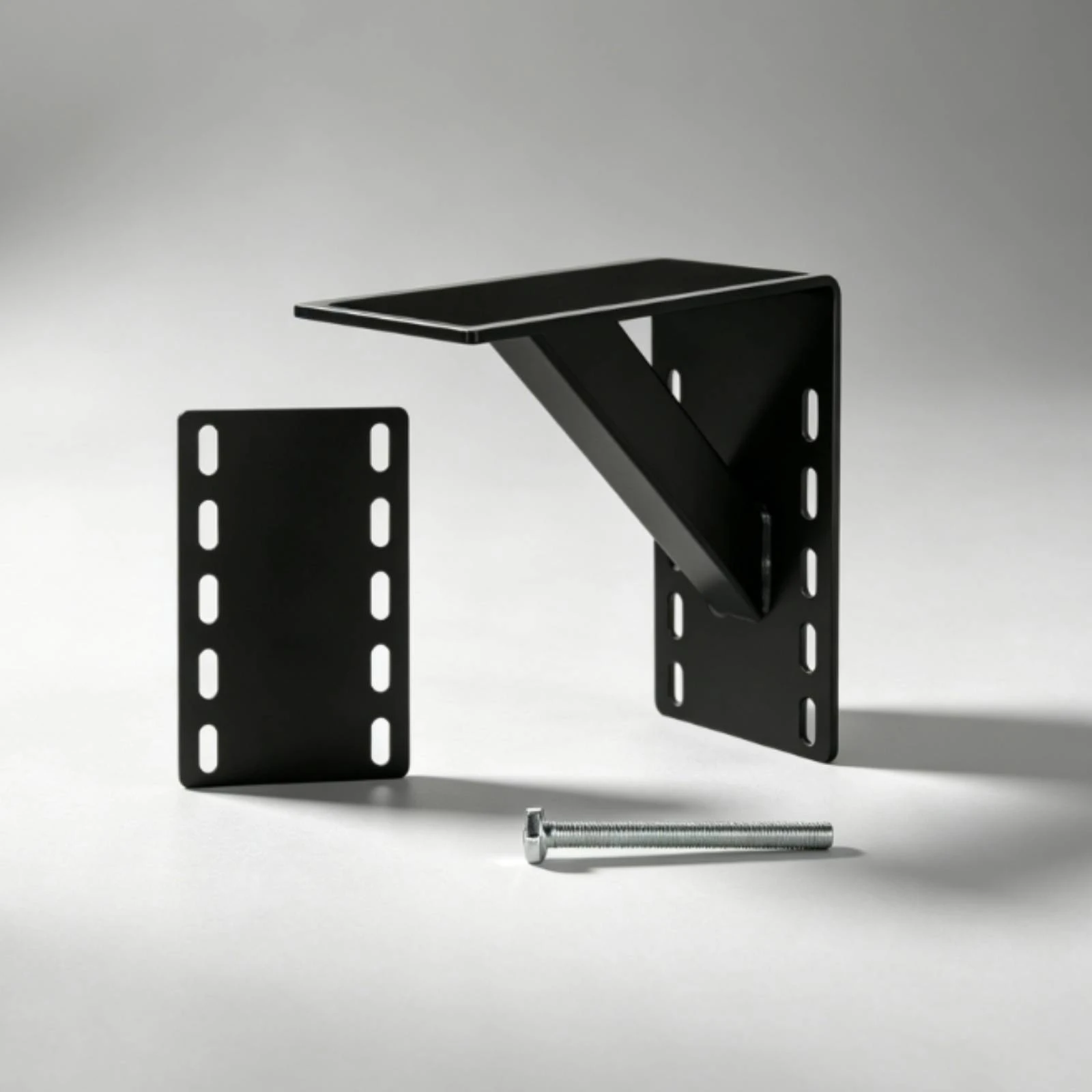 Trailer Support Bracket Black Trailer Step Bracket Stable Easy Installation for Boat Owners, Utility Trailers, Workshops