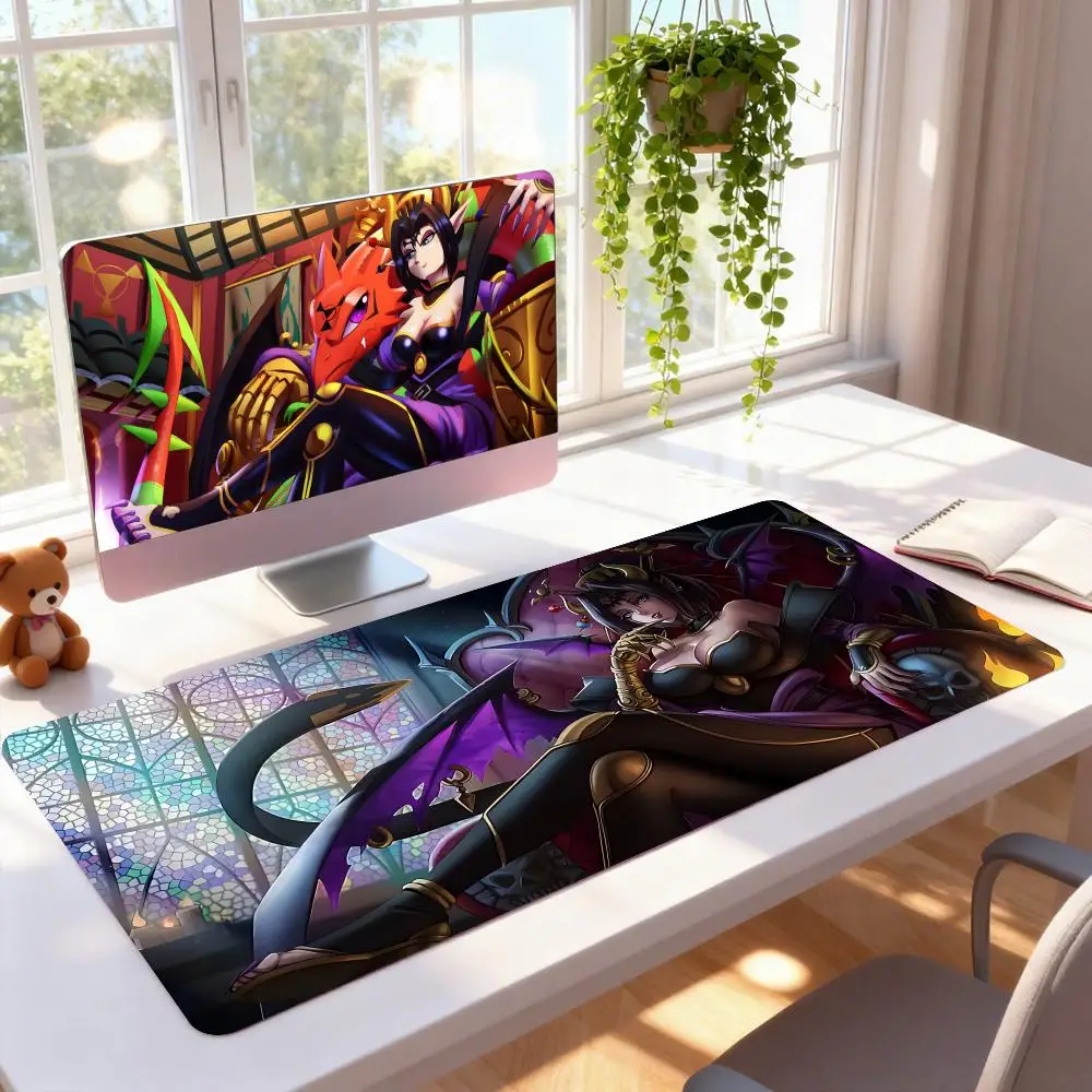 

Fashion Anime Lilithmon Mouse Pad Rubber Computer Laptop Official Game Super Colored Print Aesthetic Pretty Fashion Luxury Mat