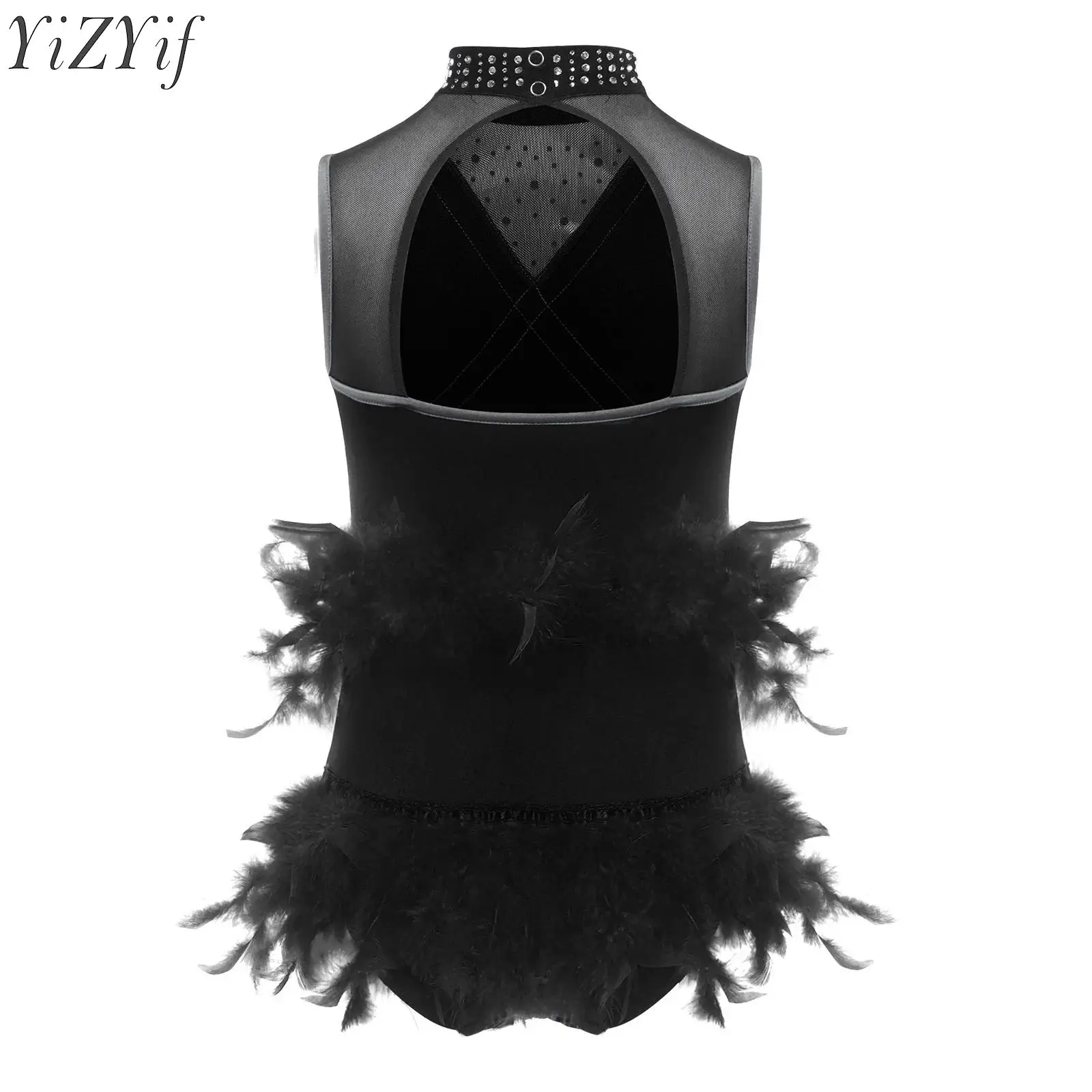 

Kids Girls Children Ballet Dance Leotard Performance Costume Figure Skating Bodysuit for Team Championship Series Event Wear