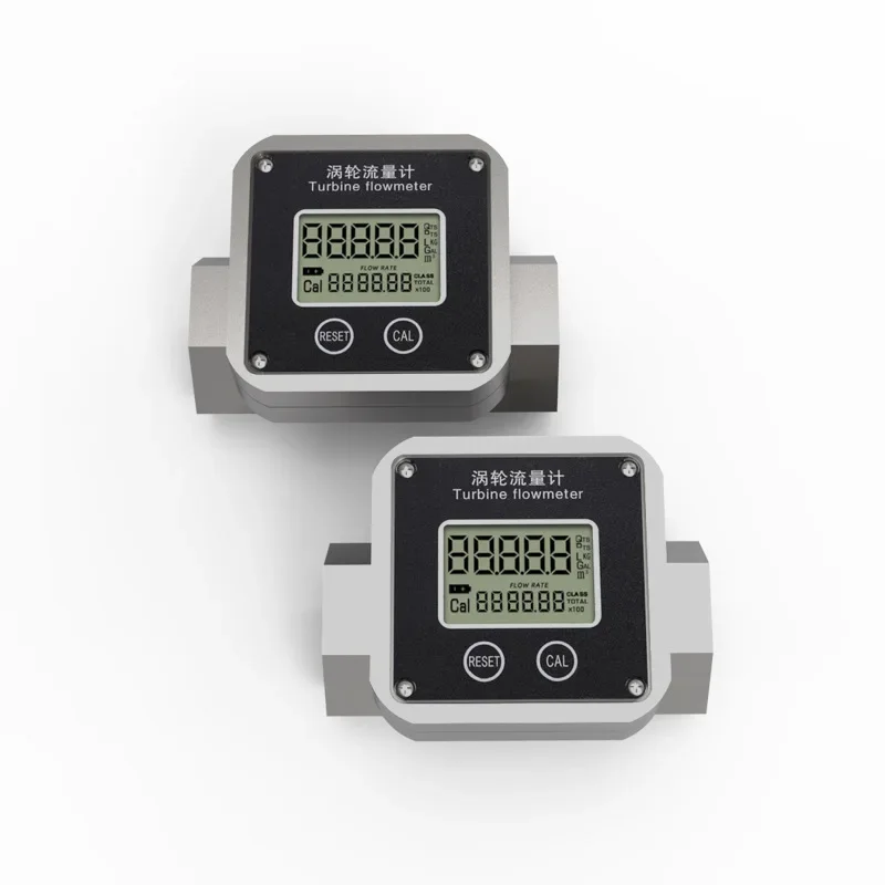 

Stainless Steel Turbine Flowmeter Digital Display Waterproof Diesel e Methanol Water Liquid Electronic Flow