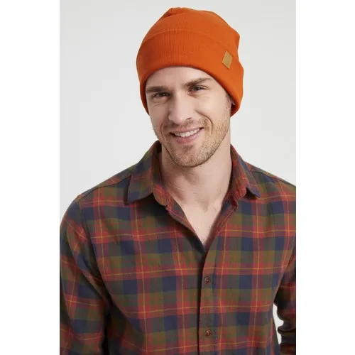 Butikgiz Male Young Tile Orange Hat Beanie-Sports Casual Cotton Handmade Domestic Production Difference