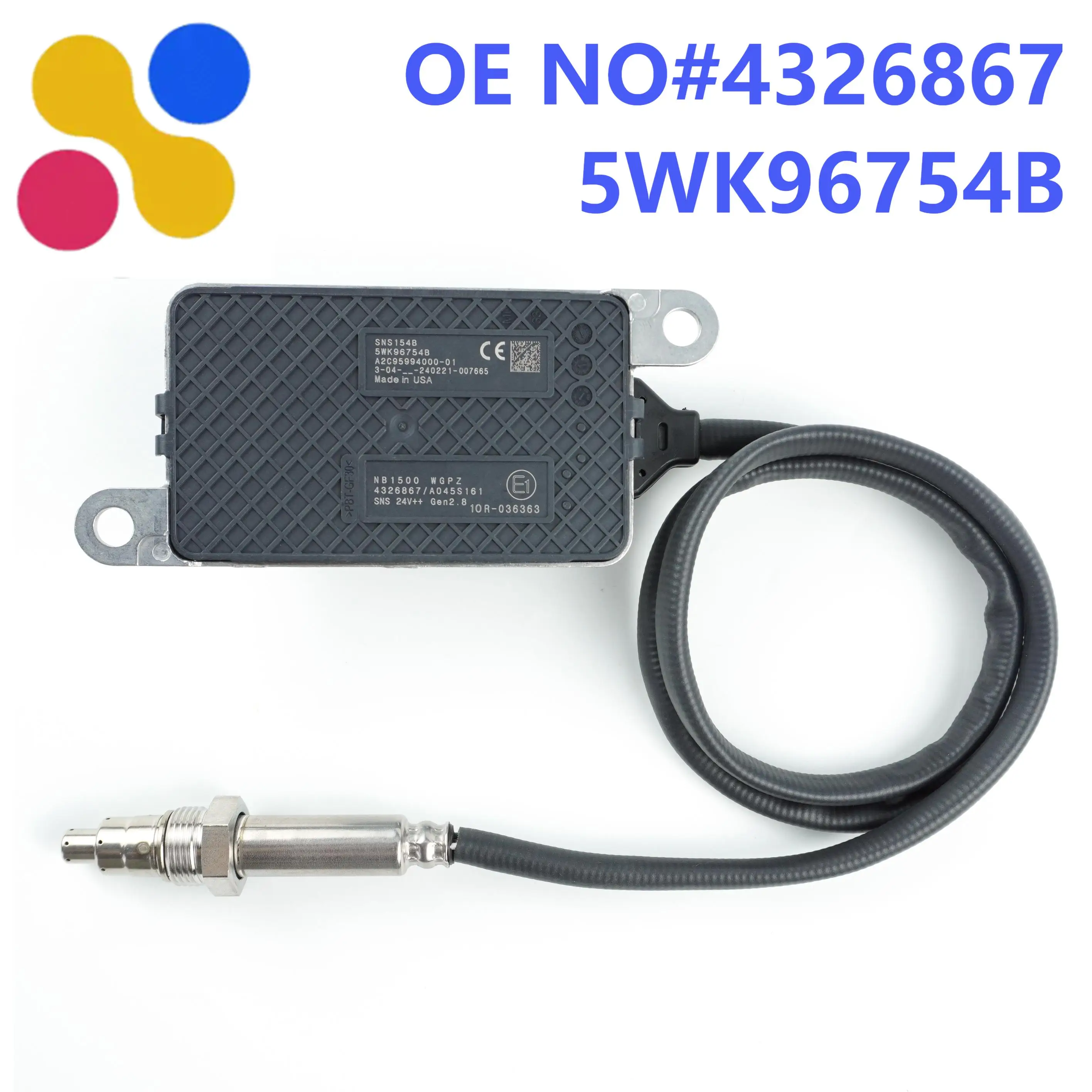 

4326867 5WK96754B 5WK9 6754B Высокое качество NOX Датчик азота и кислорода для двигателя CUMMINS Автомобильные аксессуары