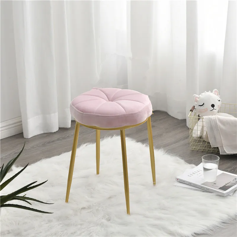 

Modern Minimalist Vanity Chair Living Room Nordic Makeup Luxury Relaxing Stool Professional Stackable Muebles Salon Furniture