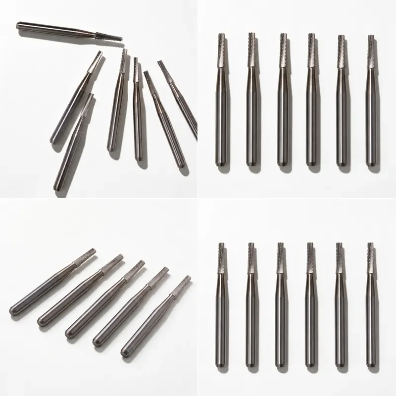 10Pcs Dental High Speed Handpiece Crown Cutting Bur FG-701 FG-702 Dentist Surgery Lab Kit Rotary Instrument Tool