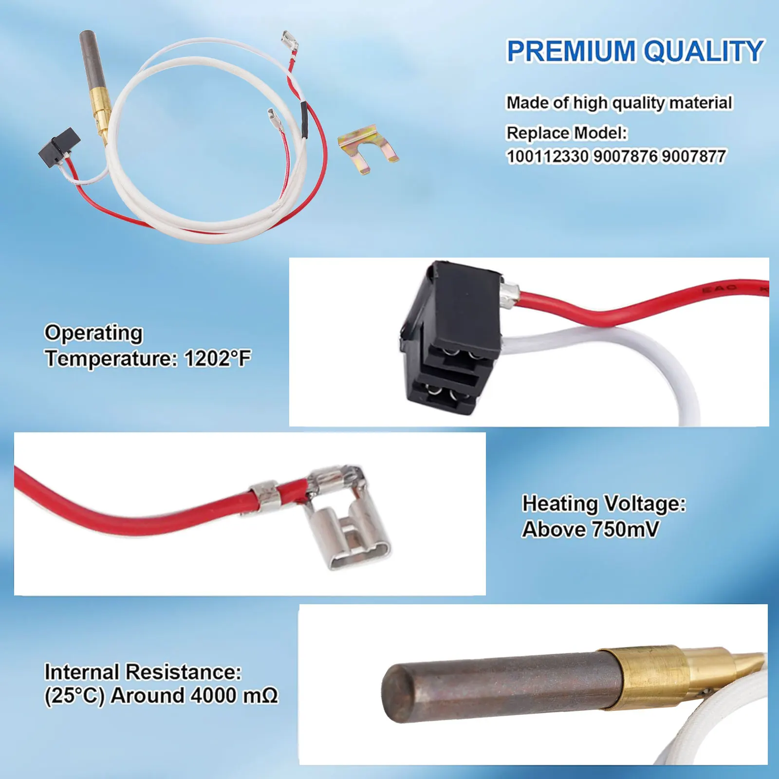 

Continuous Use Gas Thermopile Kits Water Heater Models High Quality Internal Resistance Of About M Optimal Performance