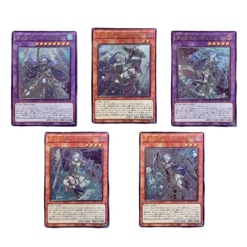 Yu Gi Oh Flash Card Sky Striker Ace-Raye Kagari Mikanko Tearalaments Diy Utr Ultimate Rare Anime Peripheral Game Collection Card