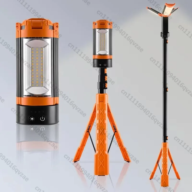 

Portable LED Lantern with Rotatable Magnetic Base, Waterproof Camping Lighting